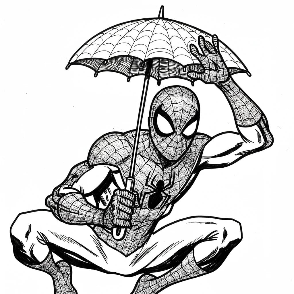 Desenhos do Homem-Aranha para Imprimir e Colorir