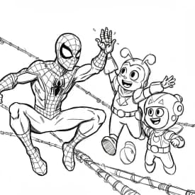 Desenhos do Homem-Aranha para Imprimir e Colorir Desenhos do Homem-Aranha para Imprimir e Colorir