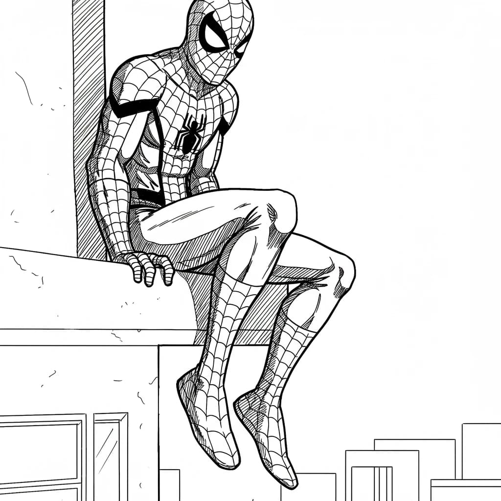 Desenhos do Homem-Aranha para Imprimir e Colorir