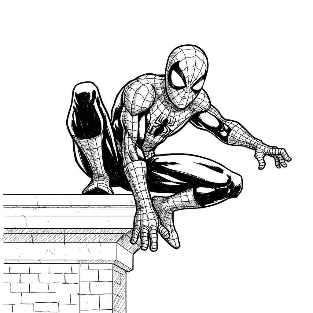 Desenhos do Homem-Aranha para Imprimir e Colorir