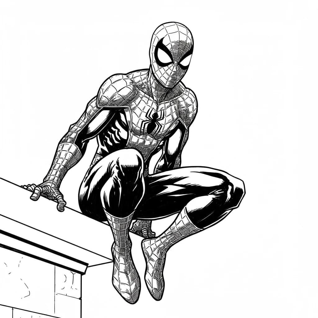 Desenhos do Homem-Aranha para Imprimir e Colorir