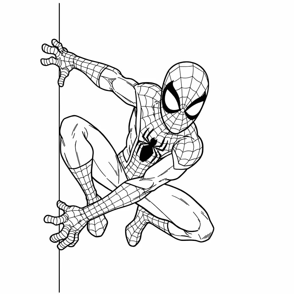 Desenhos do Homem-Aranha para Imprimir e Colorir