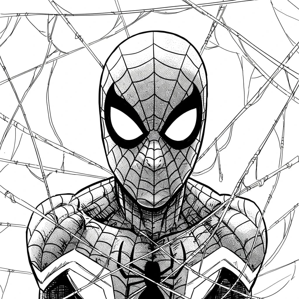 Desenhos do Homem-Aranha para Imprimir e Colorir