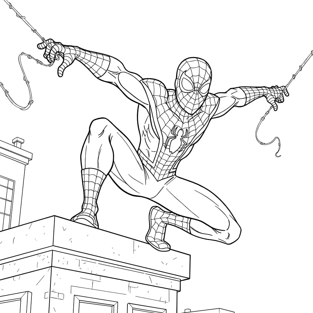 Desenhos do Homem-Aranha para Imprimir e Colorir
