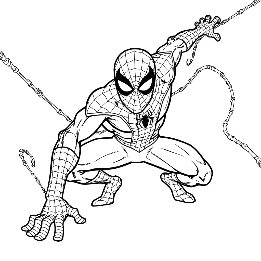 Desenhos do Homem-Aranha para Imprimir e Colorir