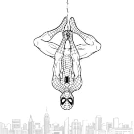 Desenhos do Homem-Aranha para Imprimir e Colorir
