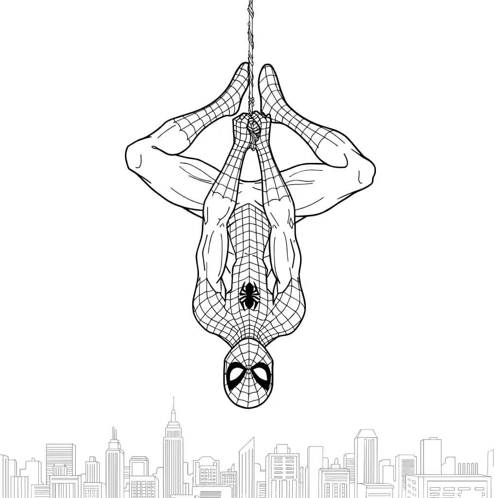 Desenhos do Homem-Aranha para Imprimir e Colorir