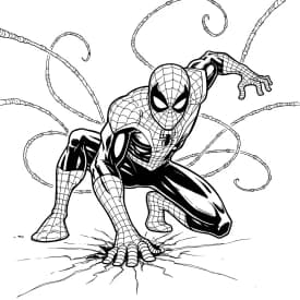 Desenhos do Homem-Aranha para Imprimir e Colorir