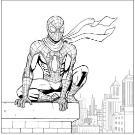 Desenhos do Homem-Aranha para Imprimir e Colorir
