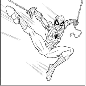 Desenhos do Homem-Aranha para Imprimir e Colorir
