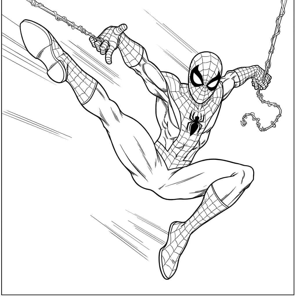 Desenhos do Homem-Aranha para Imprimir e Colorir
