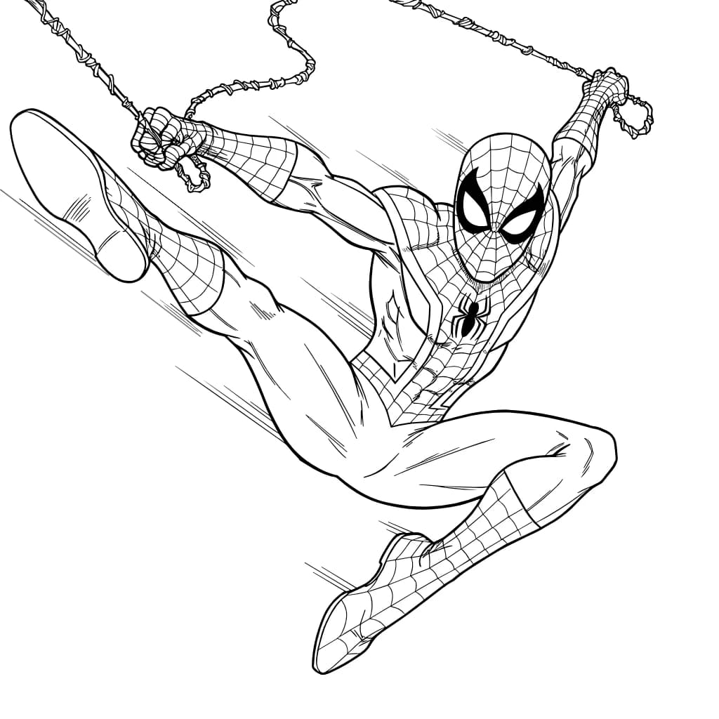 Desenhos do Homem-Aranha para Imprimir e Colorir