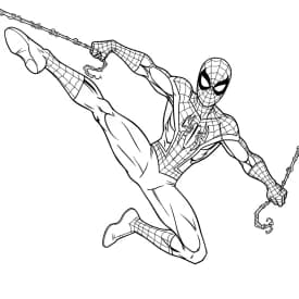 Desenhos do Homem-Aranha para Imprimir e Colorir