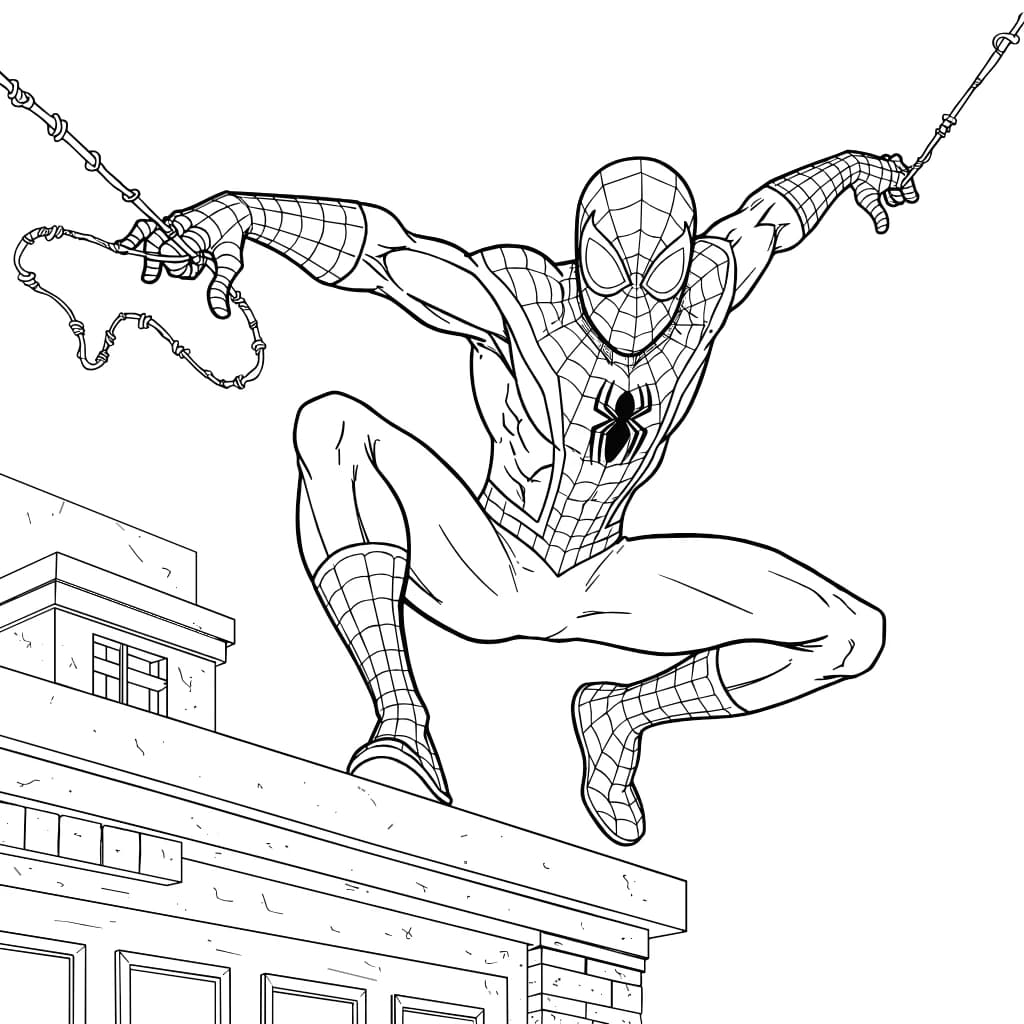 Desenhos do Homem-Aranha para Imprimir e Colorir