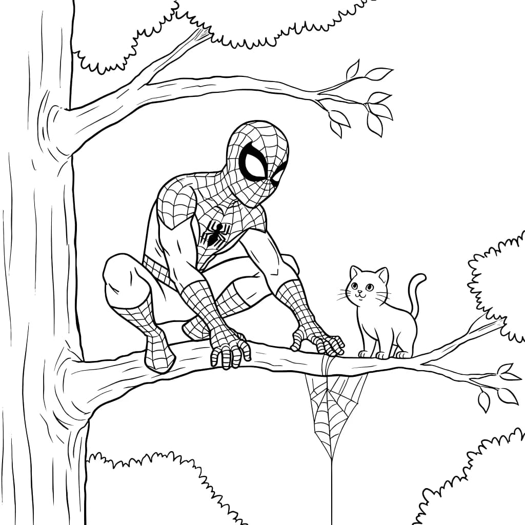 Desenhos do Homem-Aranha para Imprimir e Colorir