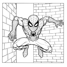 Desenhos do Homem-Aranha para Imprimir e Colorir