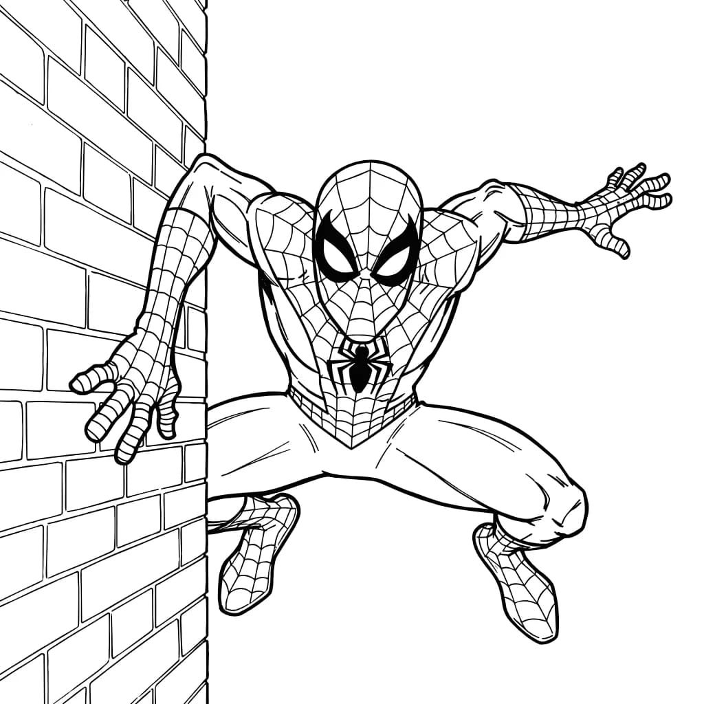 Desenhos do Homem-Aranha para Imprimir e Colorir