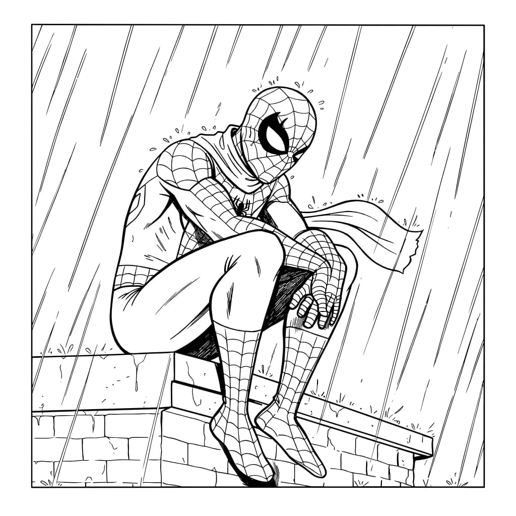 Desenhos do Homem-Aranha para Imprimir e Colorir