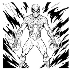 Desenhos do Homem-Aranha para Imprimir e Colorir