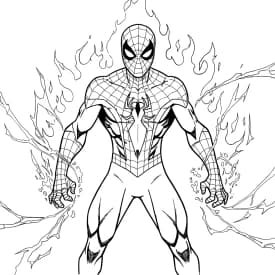 Desenhos do Homem-Aranha para Imprimir e Colorir