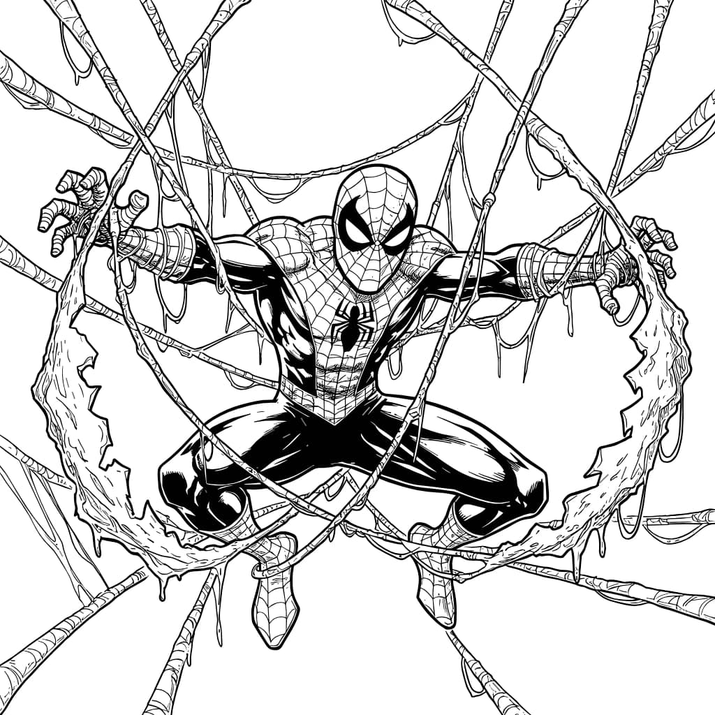 Desenhos do Homem-Aranha para Imprimir e Colorir