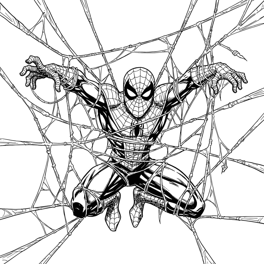 Desenhos do Homem-Aranha para Imprimir e Colorir