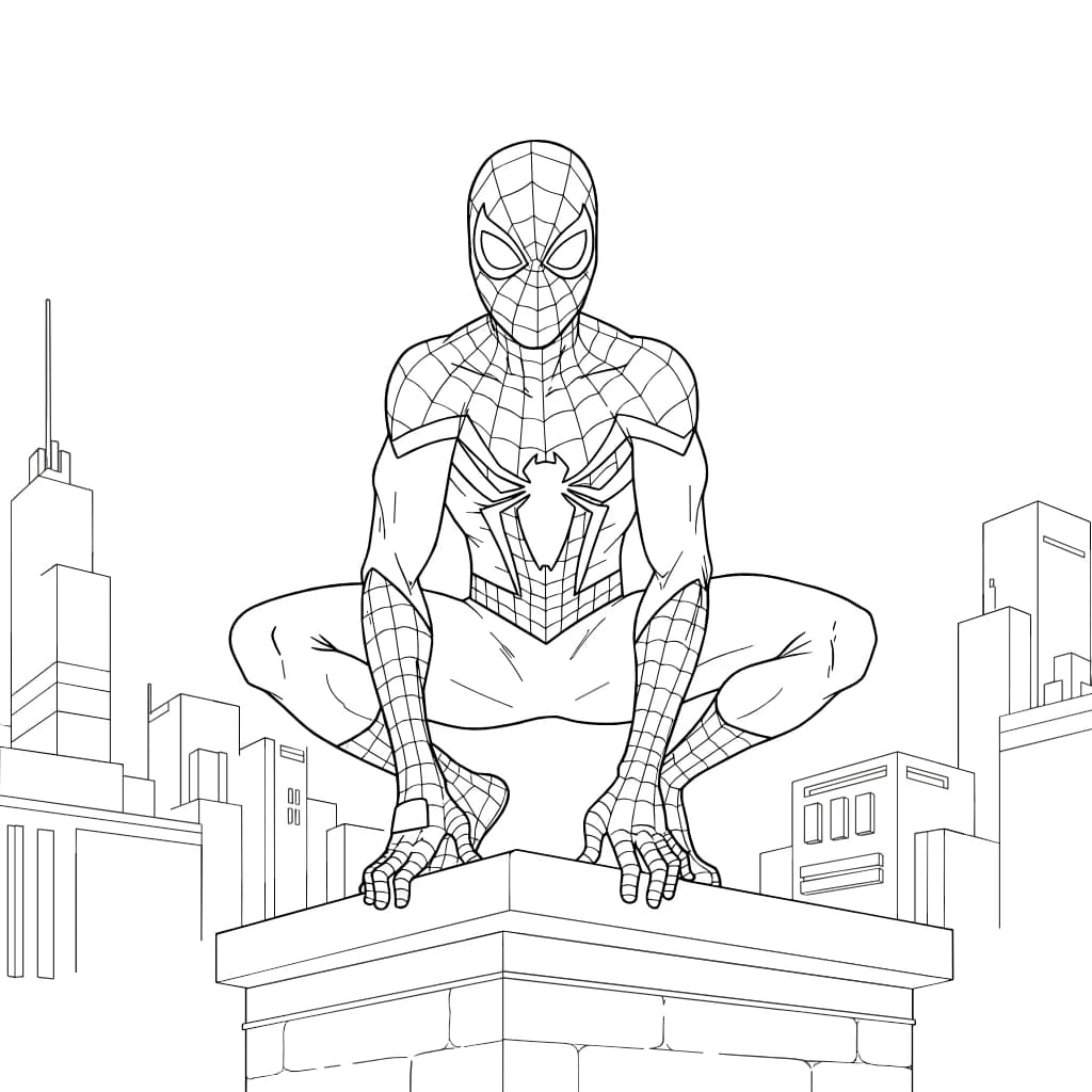 Desenhos do Homem-Aranha para Imprimir e Colorir