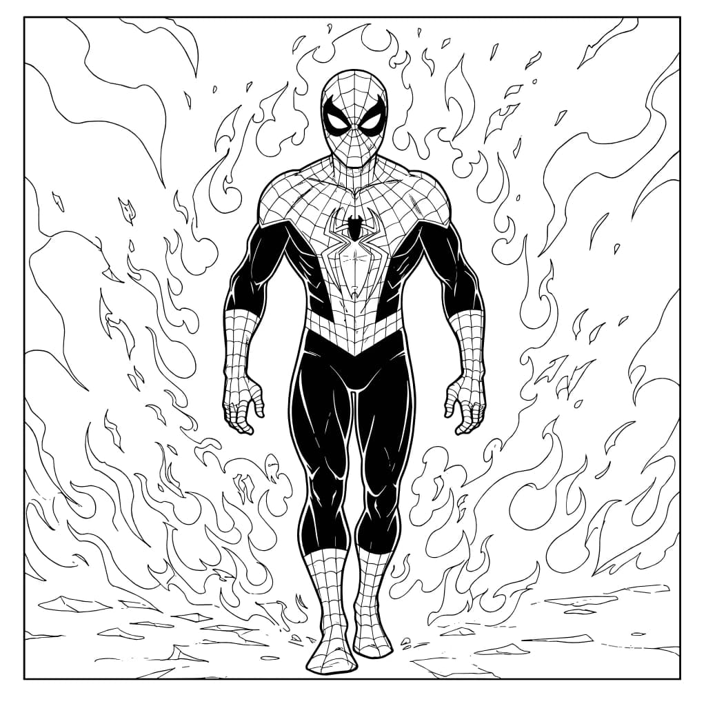 Desenhos do Homem-Aranha para Imprimir e Colorir