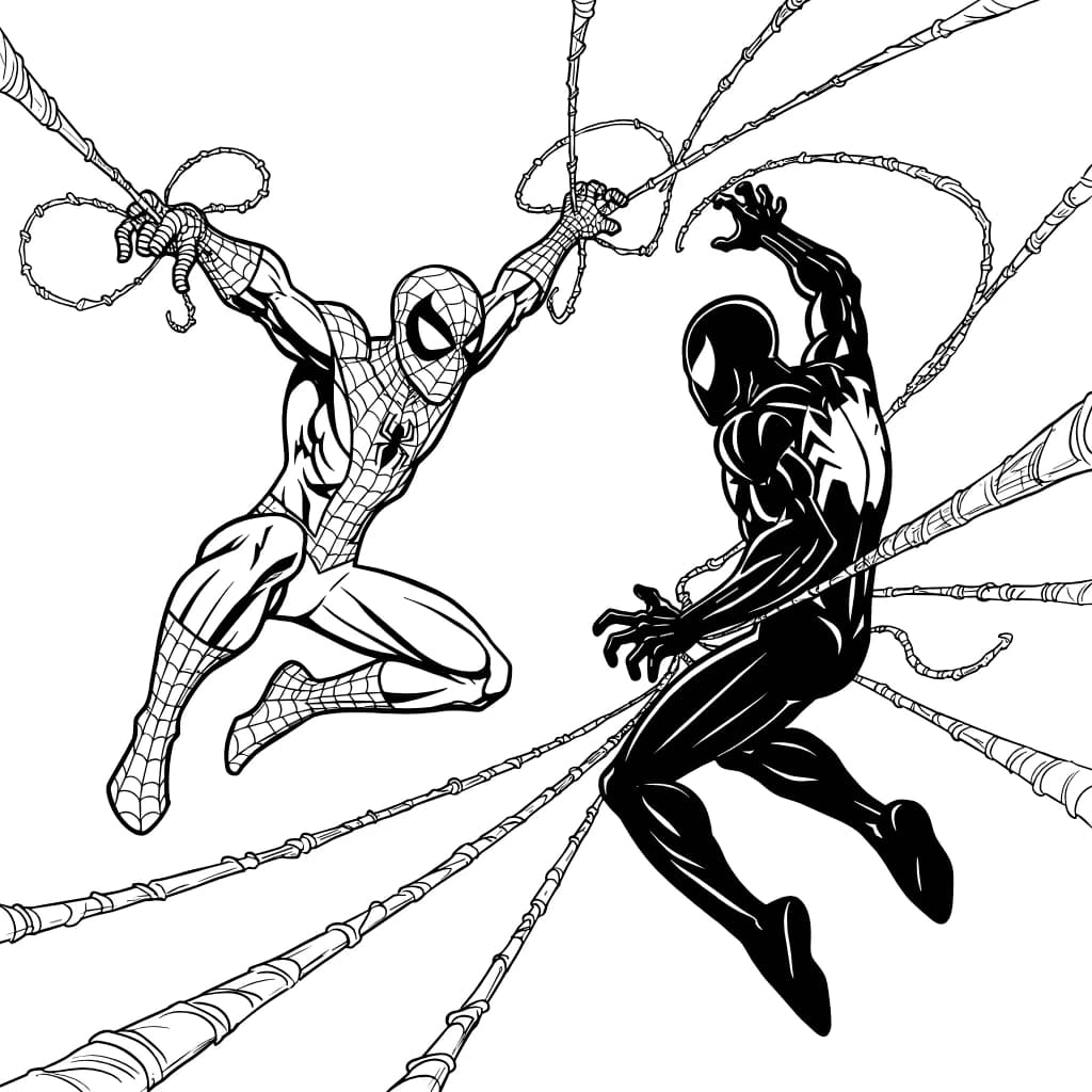 Desenhos do Homem-Aranha para Imprimir e Colorir