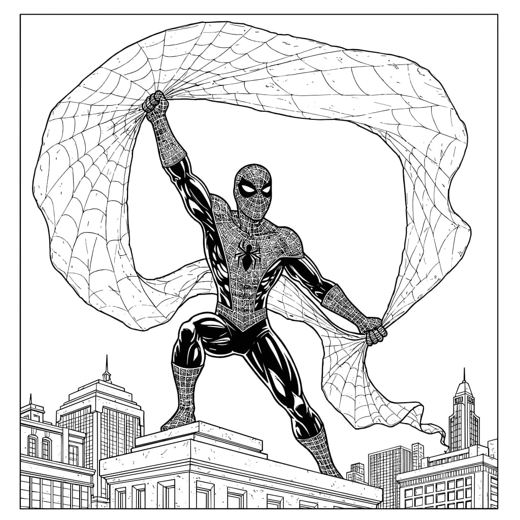Desenhos do Homem-Aranha para Imprimir e Colorir
