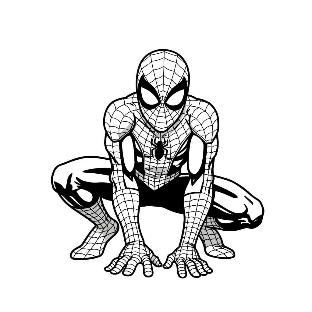 Desenhos do Homem-Aranha para Imprimir e Colorir