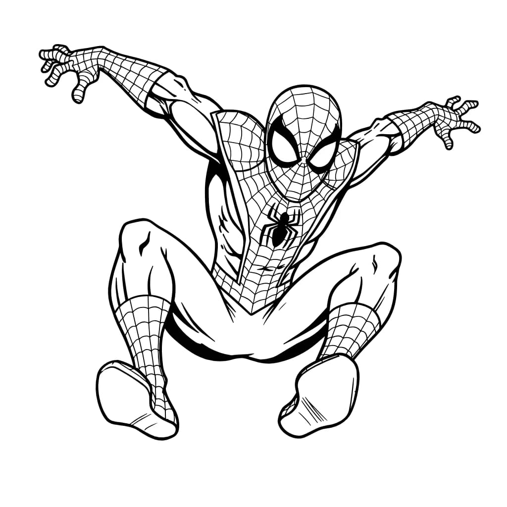 Desenhos do Homem-Aranha para Imprimir e Colorir