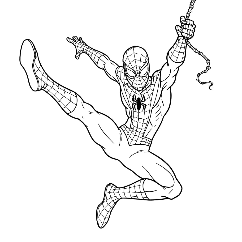 Desenhos do Homem-Aranha para Imprimir e Colorir