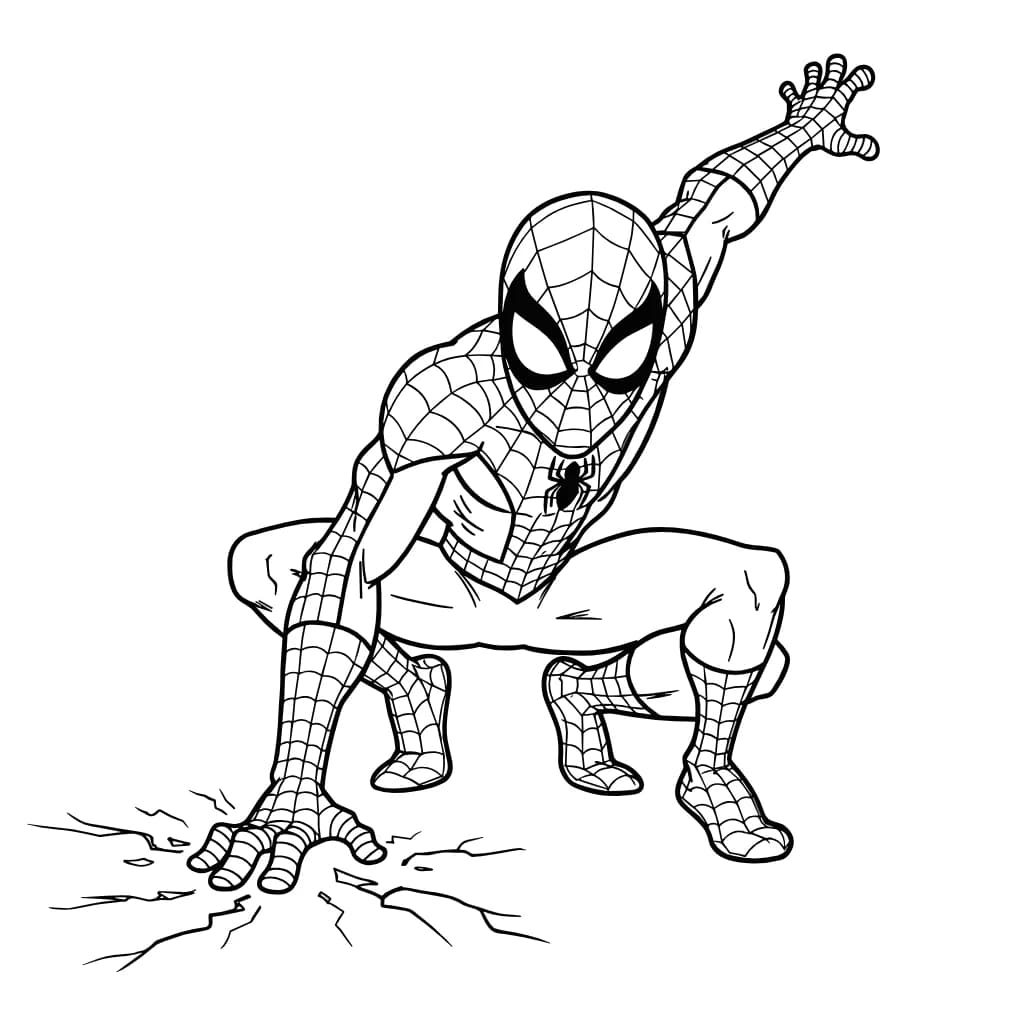 Desenhos do Homem-Aranha para Imprimir e Colorir