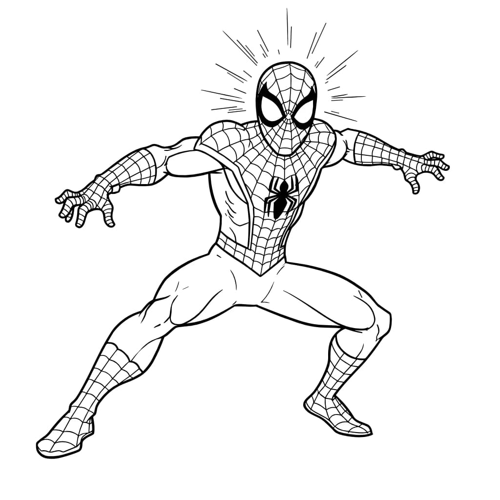 Desenhos do Homem-Aranha para Imprimir e Colorir