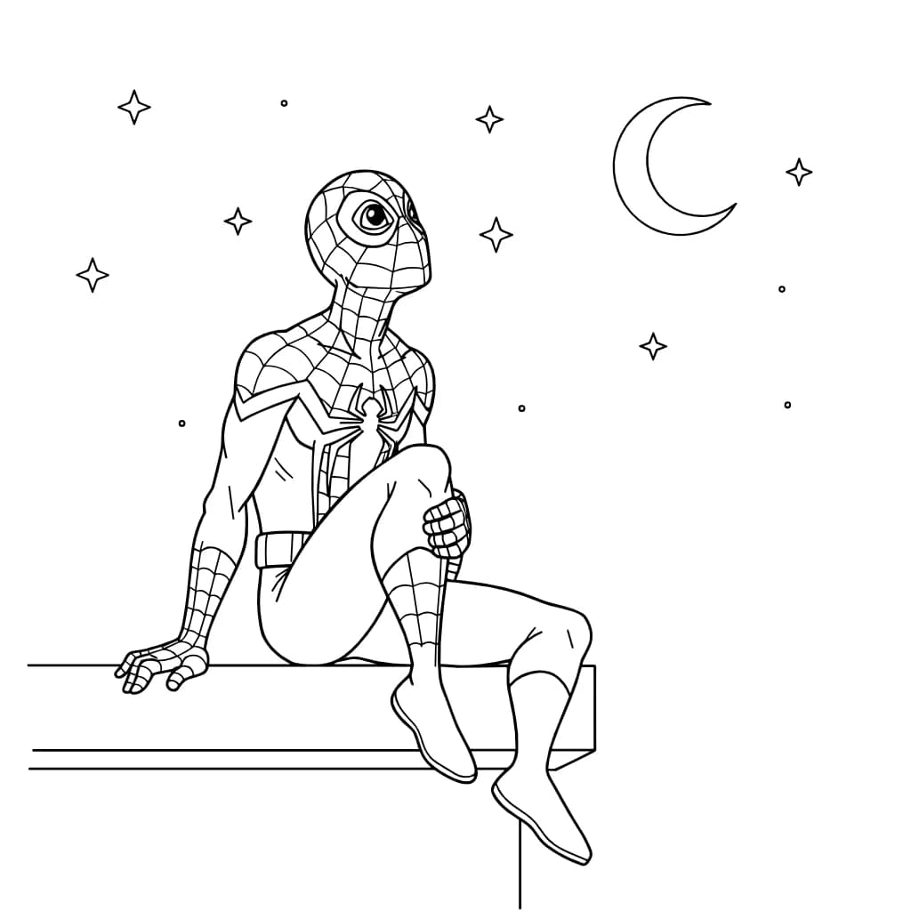 Desenhos do Homem-Aranha para Imprimir e Colorir