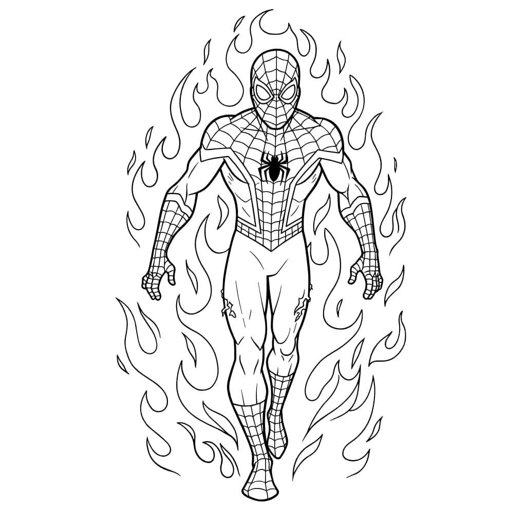 Desenhos do Homem-Aranha para Imprimir e Colorir