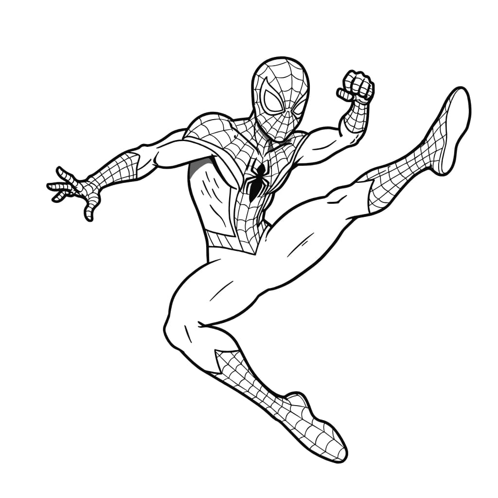 Desenhos do Homem-Aranha para Imprimir e Colorir