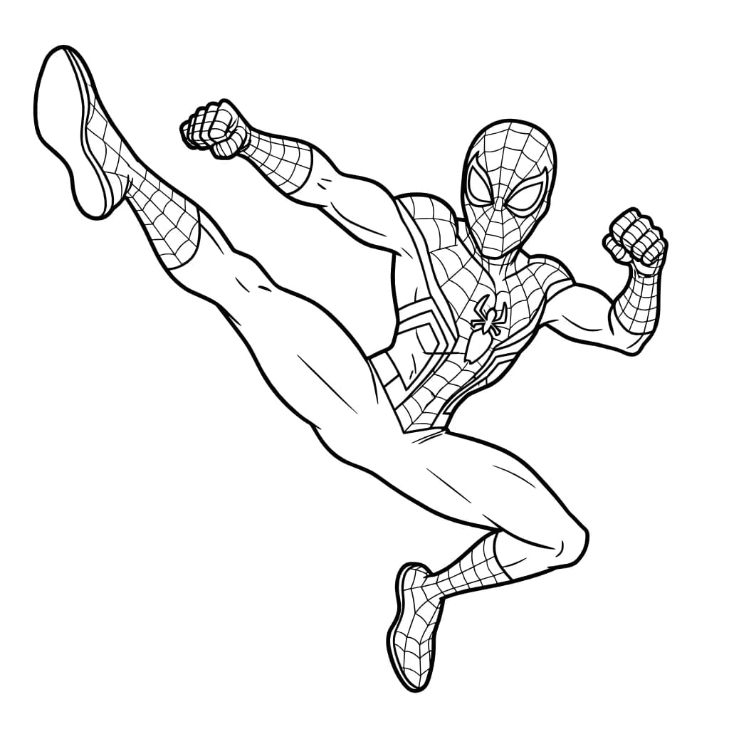 Desenhos do Homem-Aranha para Imprimir e Colorir