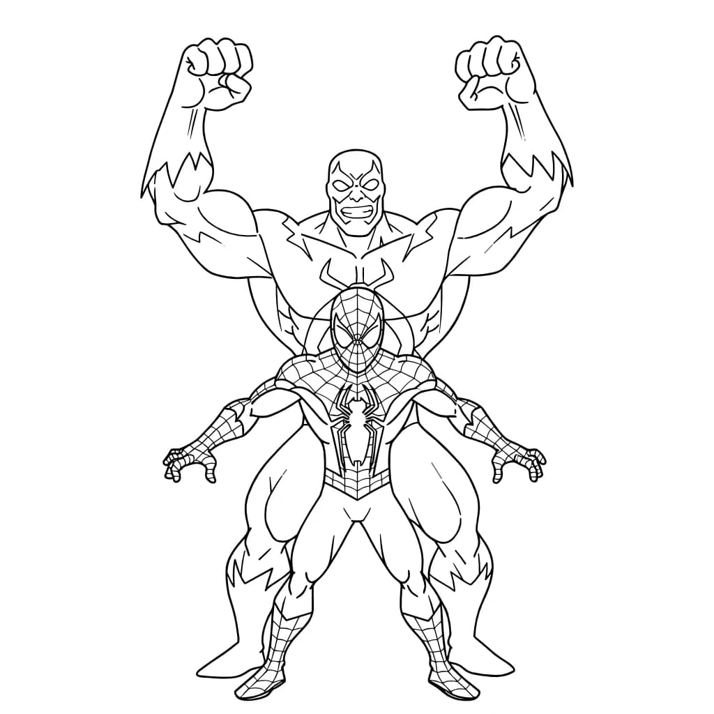 Desenhos do Homem-Aranha para Imprimir e Colorir