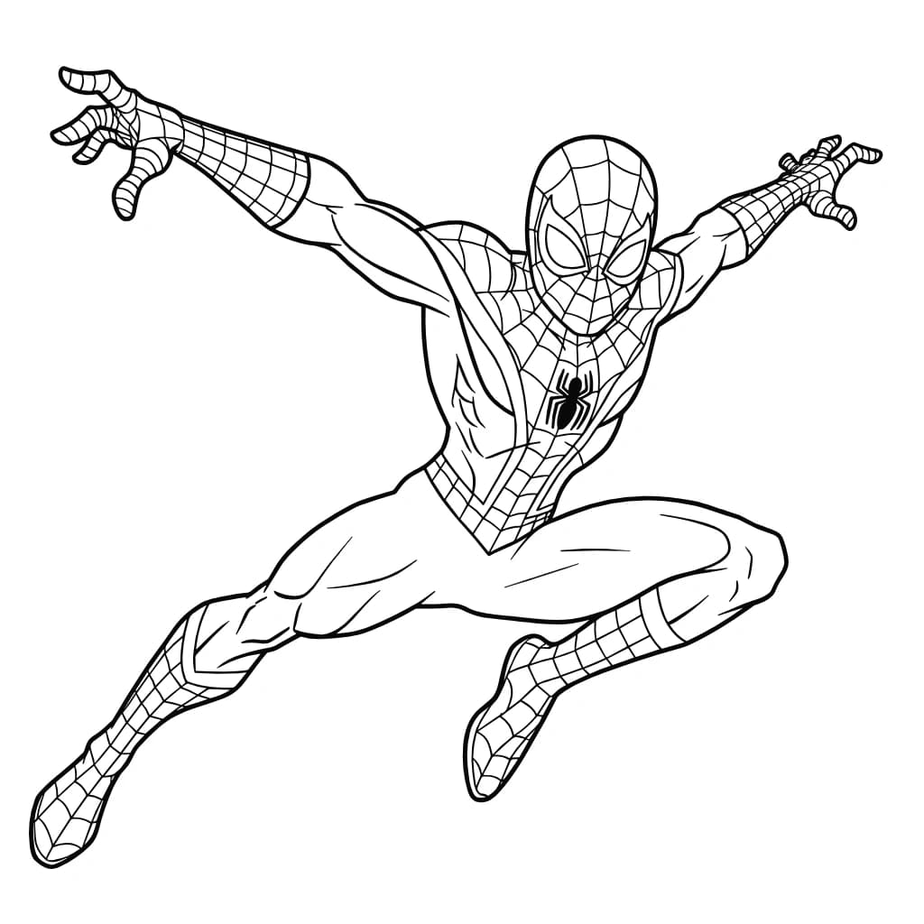 Desenhos do Homem-Aranha para Imprimir e Colorir