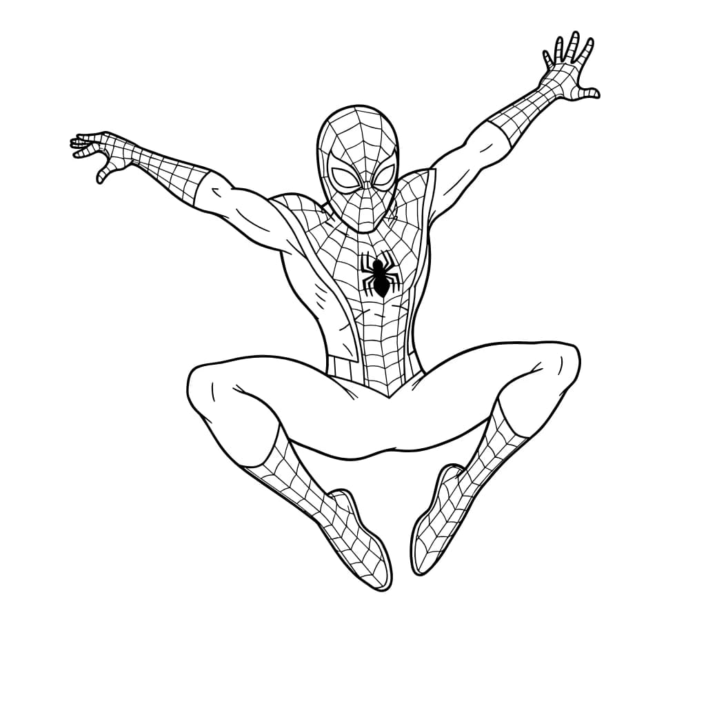 Desenhos do Homem-Aranha para Imprimir e Colorir