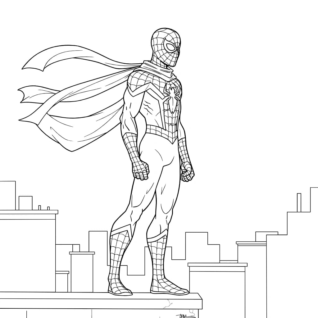 Desenhos do Homem-Aranha para Imprimir e Colorir