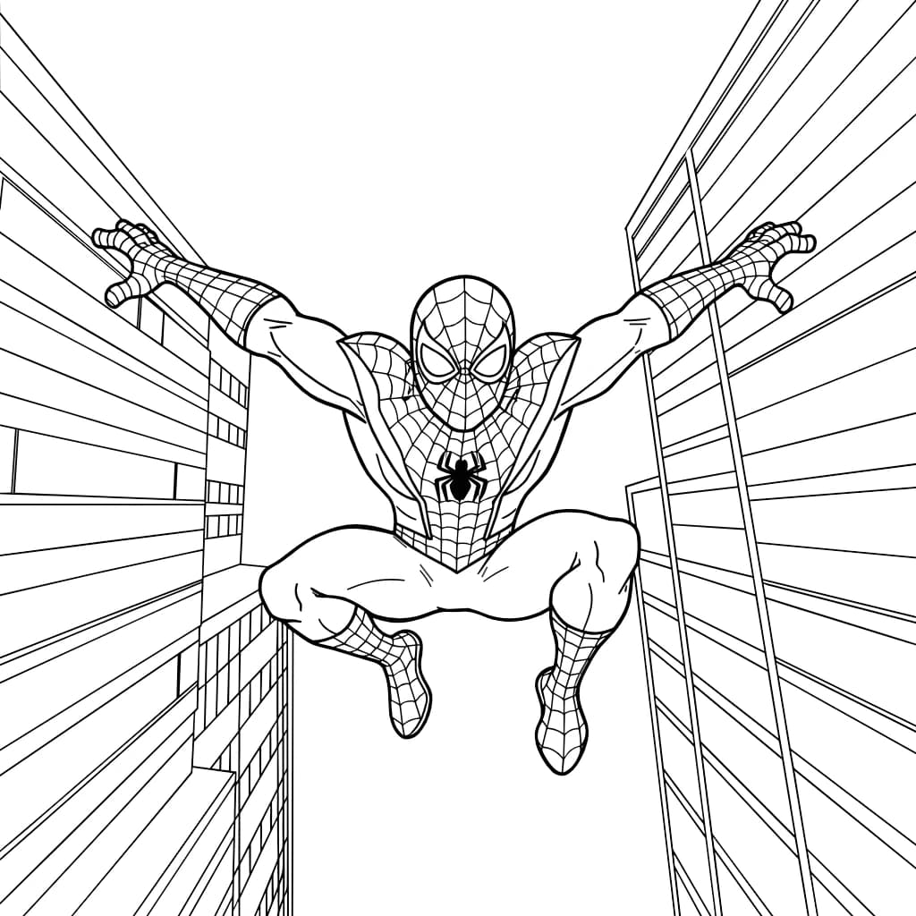 Desenhos do Homem-Aranha para Imprimir e Colorir
