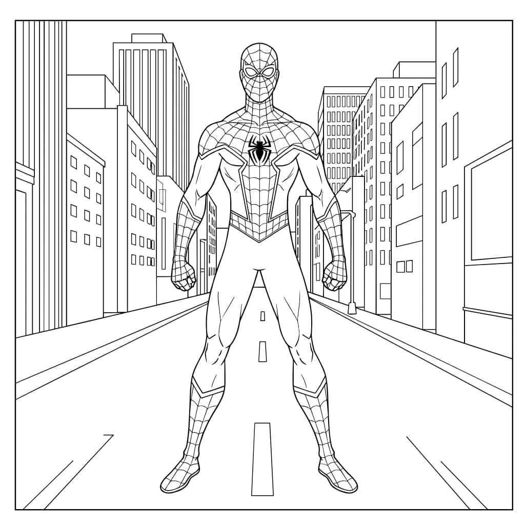 Desenhos do Homem-Aranha para Imprimir e Colorir
