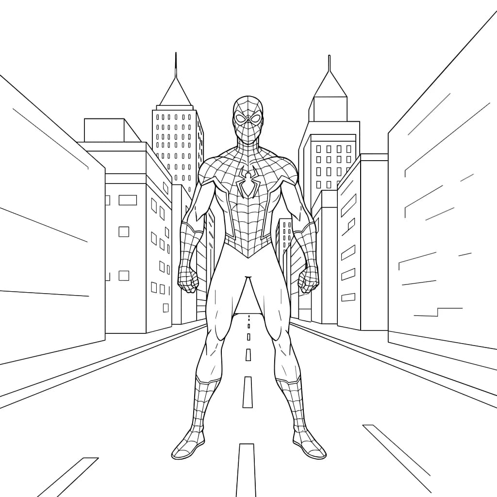 Desenhos do Homem-Aranha para Imprimir e Colorir