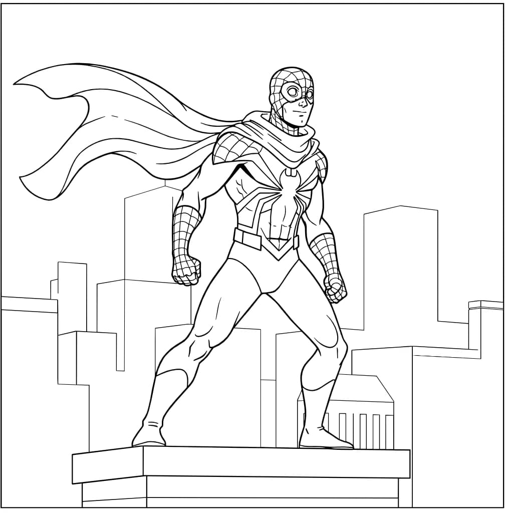 Desenhos do Homem-Aranha para Imprimir e Colorir