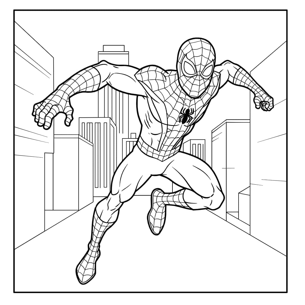 Desenhos do Homem-Aranha para Imprimir e Colorir