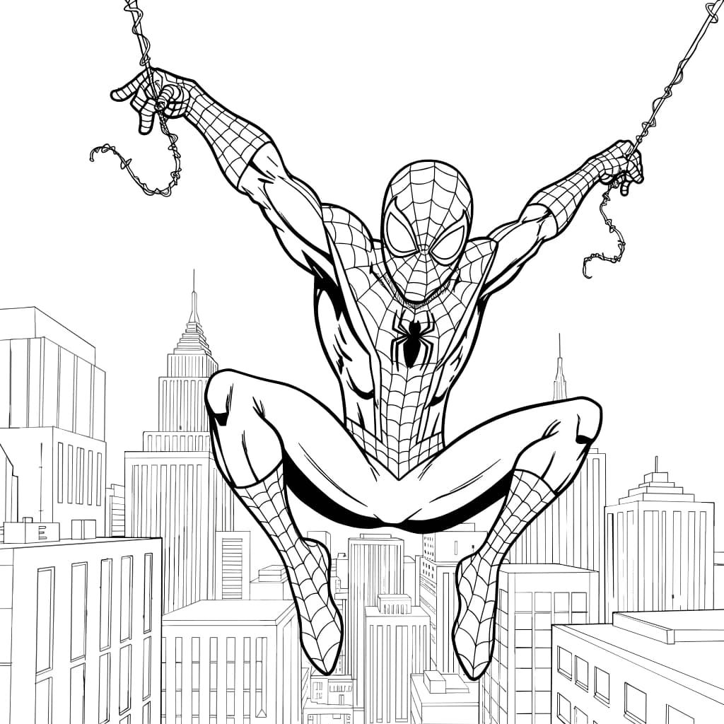Desenhos do Homem-Aranha para Imprimir e Colorir