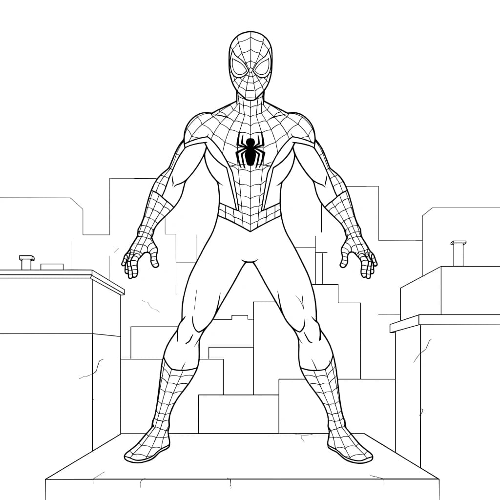 Desenhos do Homem-Aranha para Imprimir e Colorir